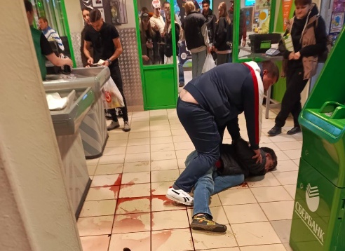 Дебошир напал на кассира в поселке Плеханово в Туле