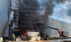 Стали известны подробности пожар на стройплощадке Haval в Узловой