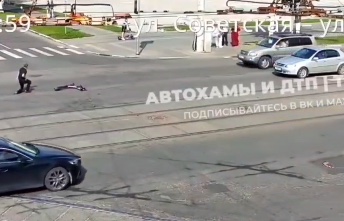 В Туле на пересечении Советской и Фридриха Энгельса сбили самокатчика