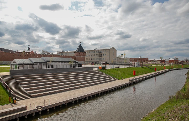 В Туле планируют построить пешеходный мост через Упу при продлении набережной