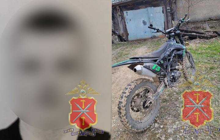 В Дубенском районе полиция раскрыла кражу мотоцикла из гаража