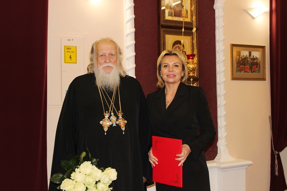 Мэр Тулы поздравила с юбилеем Тульскую православную классическую гимназию
