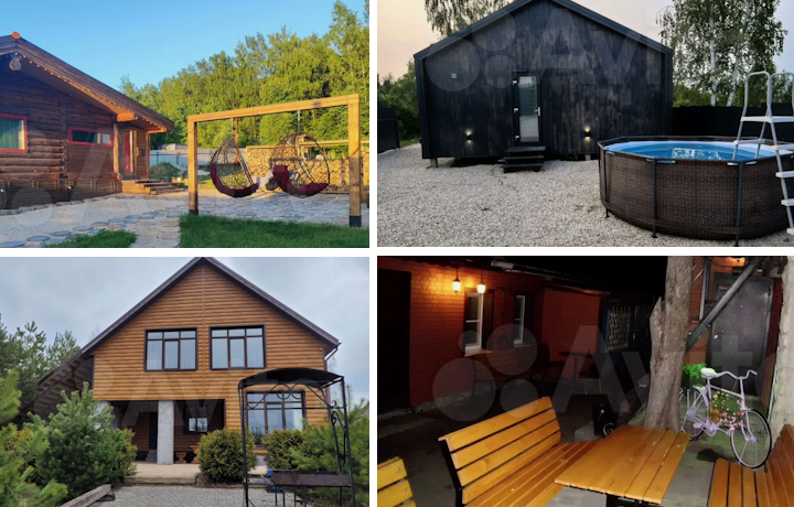 Лаконичный барнхаус или атмосферная изба: какие дома можно снять на майские в Туле