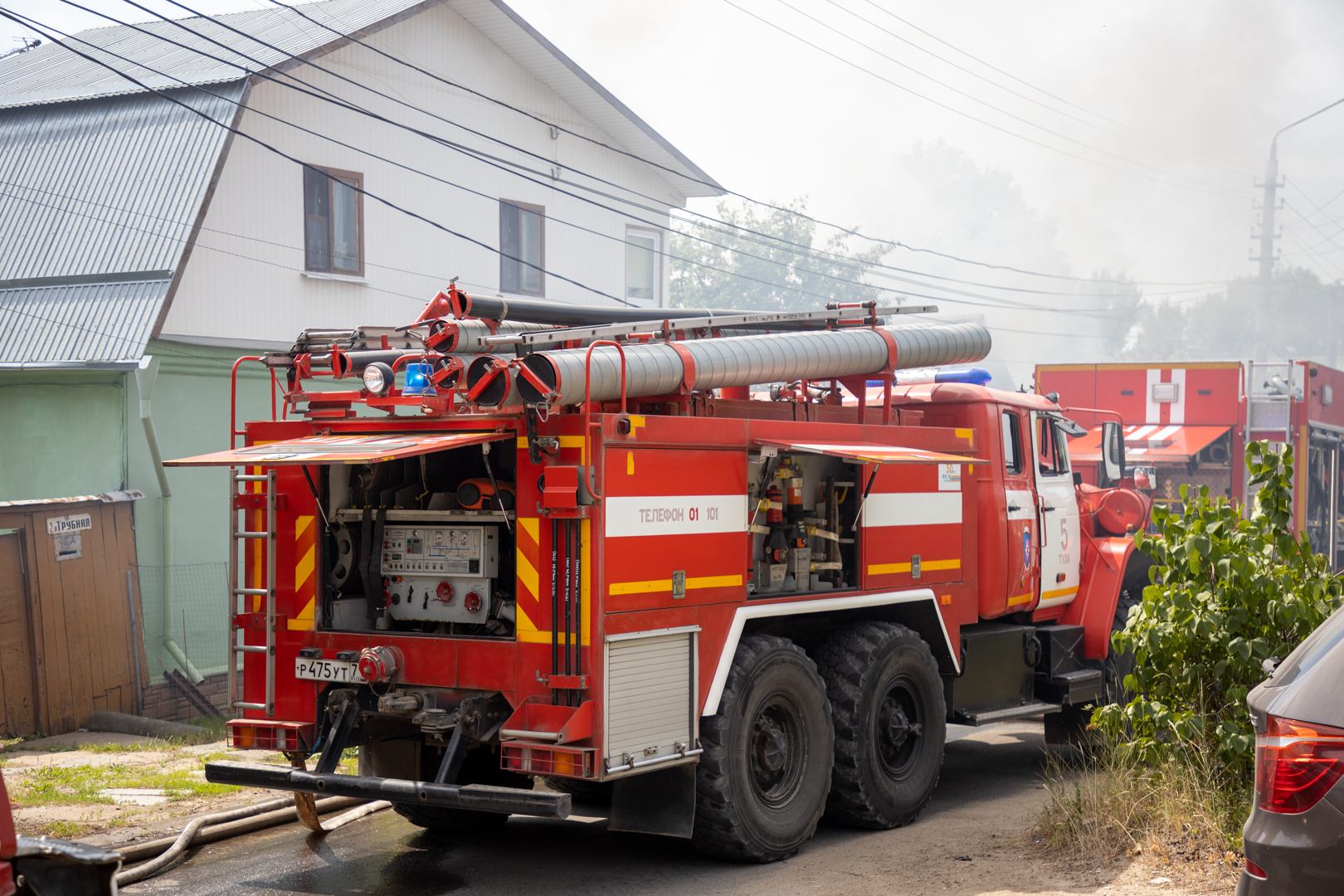 Тульские спасатели потушили три пожара за прошедшие сутки