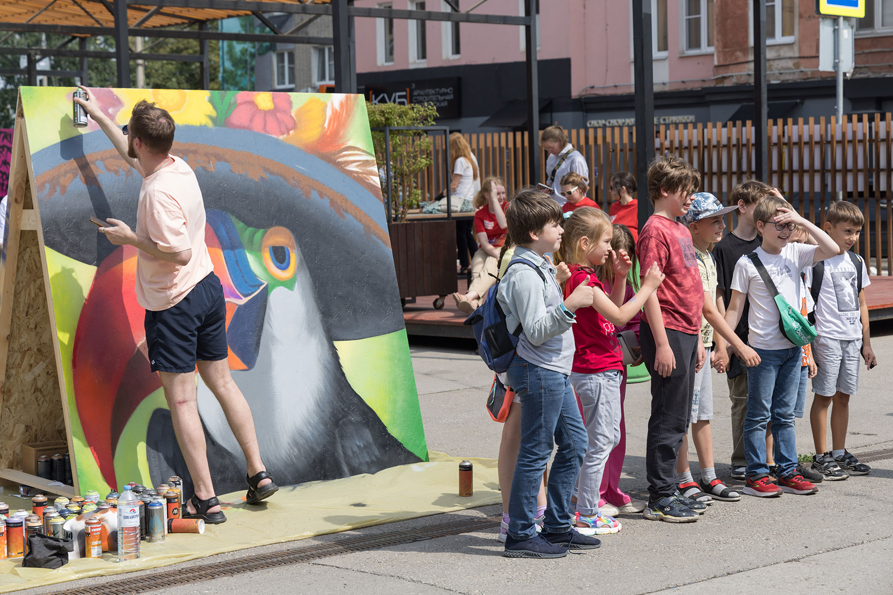 В Туле прошло открытие Международного фестиваля уличного искусства