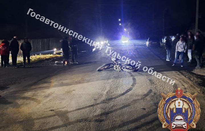 В Богородицке 15-летняя девушка на питбайке сбила пешехода