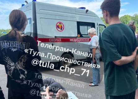 В тульском парке мальчик упал с велосипеда и начал терять сознание