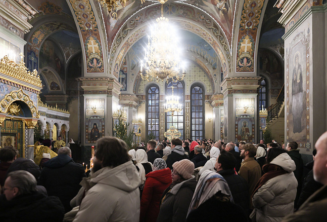 Полиция Тульской области обеспечила безопасность во время рождественских богослужений