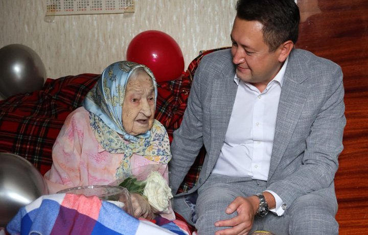 Старейшей жительнице Новомосковска исполнилось 107 лет