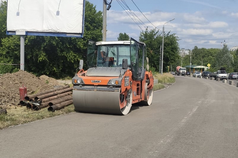 Ремонт улицы Рязанской в Туле выполнен на 35%