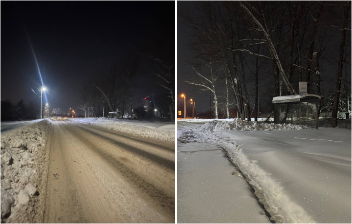 «Добраться до остановки можно только на вертолете»: жители улицы Большая в Туле пожаловались на работу коммунальщиков