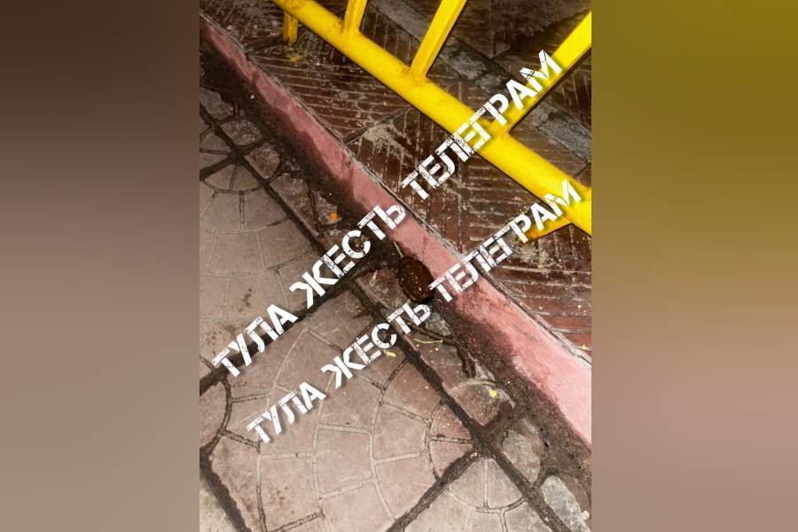 Туляки нашли на улице Пузакова похожий на гранату предмет