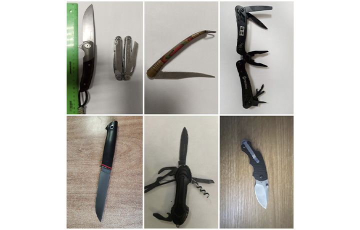 Посетители пытались пронести в суды Тульской области ножи и мультитулы