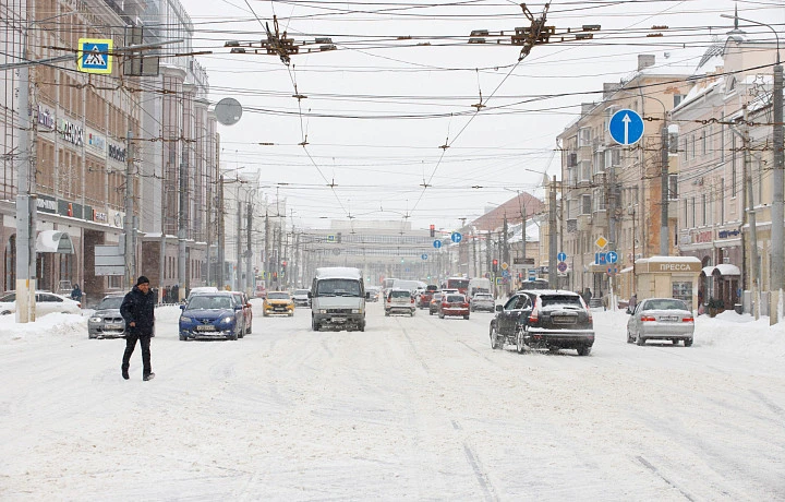 Туляков просят временно отказаться от поездок из-за сильного снегопада