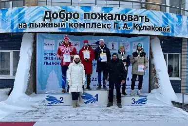 Туляки завоевали золото в спринте на первенстве России по лыжным гонкам спорта слепых