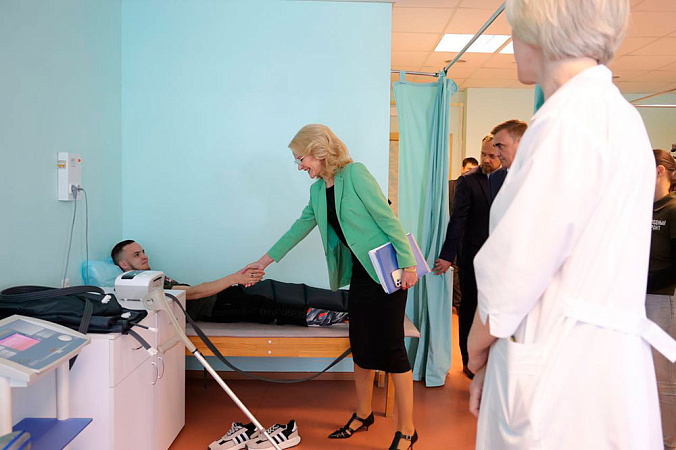 Вице-премьер РФ Голикова посетила лагерь для реабилитации участников СВО в Алексине