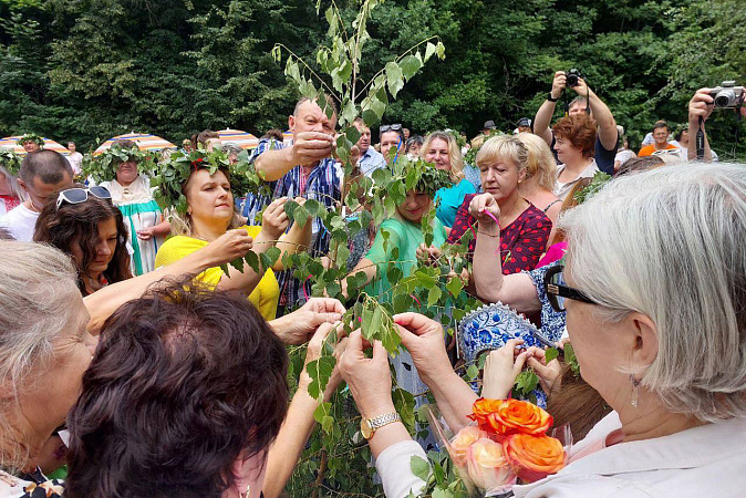 В Ефремове Тульской области отметили Троицу