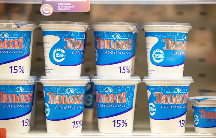 За январь и февраль 2025 года в Тульской области произвели более 907,3 тонн сметаны