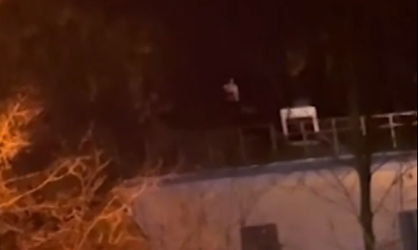 На крыше дома на улице Болдина в Туле ночью гулял полуголый мужчина