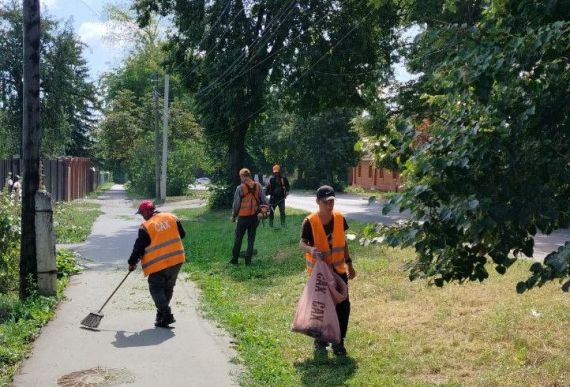 Уборка дорог, окос газонов и сбор мусора продолжатся в Туле 26 июля