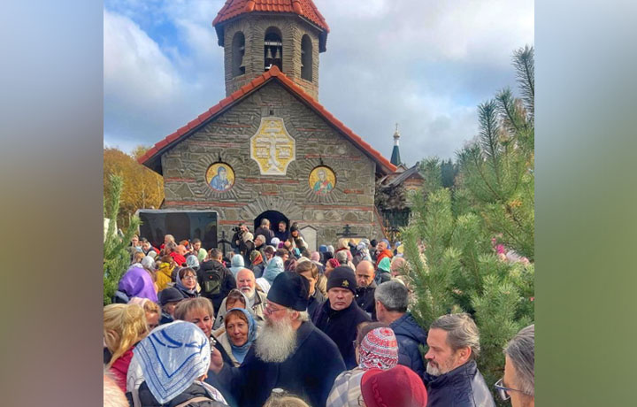 В Тульской области открылся первый в России храм в честь преподобного Гавриила Самтаврийского