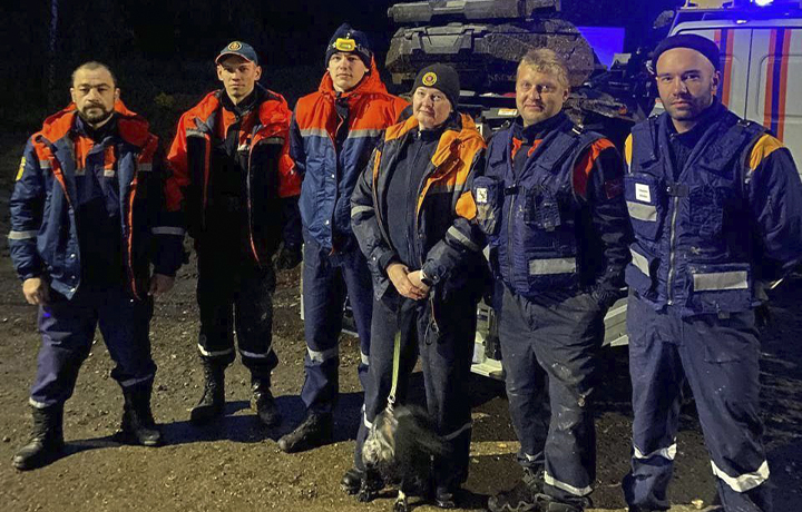 Жительница Щекина поблагодарила сотрудников МЧС за спасение из леса