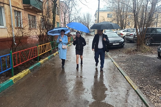 На улице Болдина в Туле начали благоустройство одного из дворов