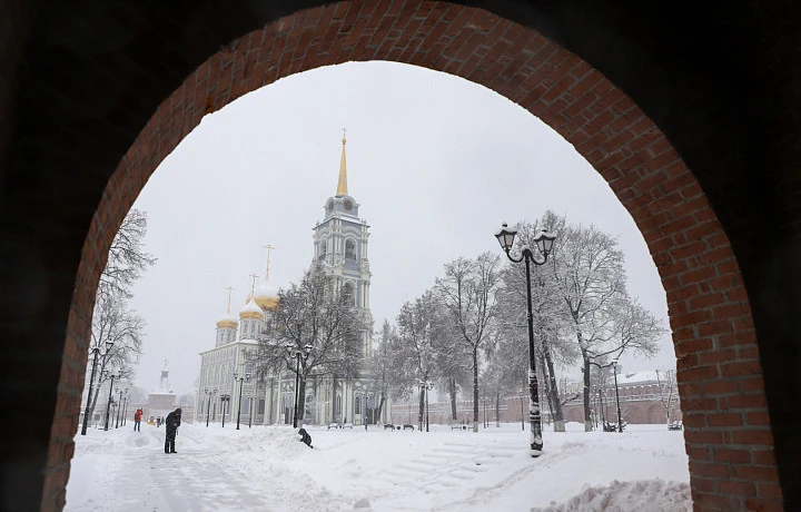 Высота снежного покрова в Туле достигла пяти сантиметров