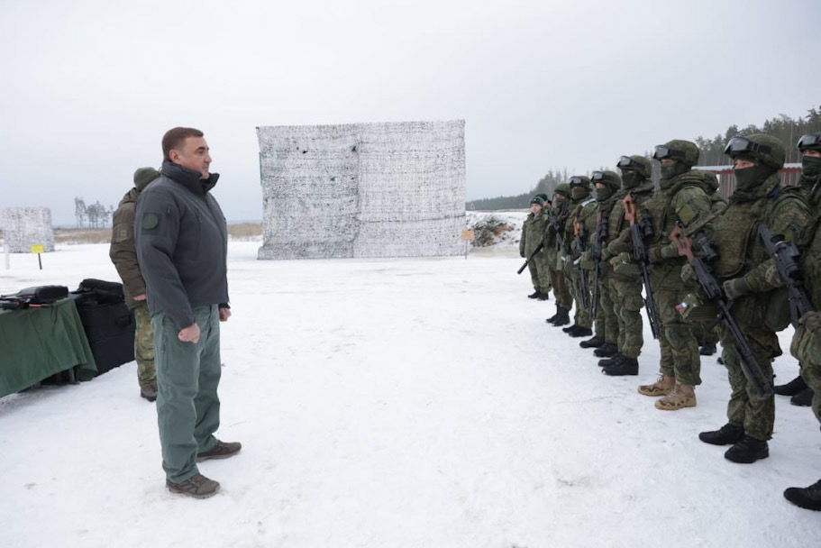 Алексей Дюмин посетил военный полигон в Рязанской области, где к отправке на СВО готовятся туляки