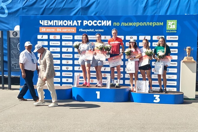 Тульская спортсменка стала бронзовым призером чемпионата России по лыжероллерам