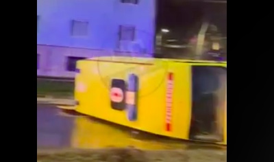 В Тульской области перевернулся автомобиль скорой помощи