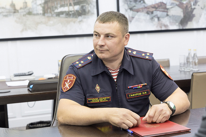 Тульское управление Росгвардии возглавил полковник Эдуард Гафуров