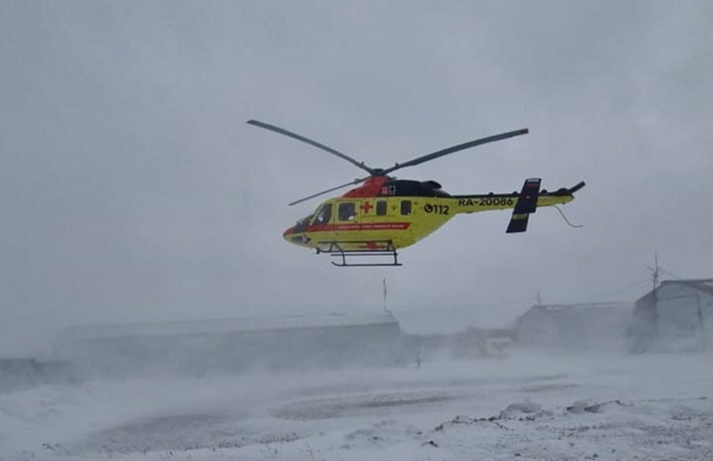 Пенсионерку из Новомосковска с опасным заболеванием доставили в Москву на вертолете санавиации