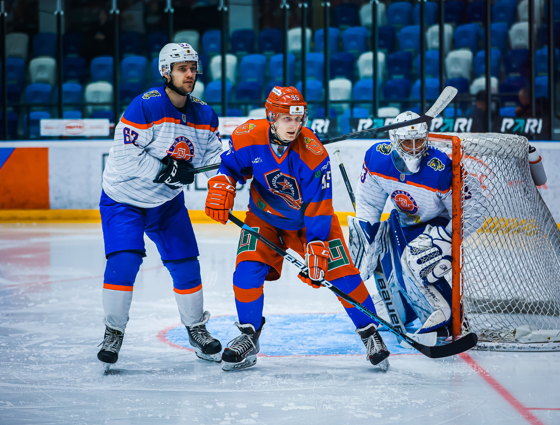 Тульская хоккейная команда &quot;Академия Михайлова-Юниор&quot; проиграла &quot;Капитану&quot;