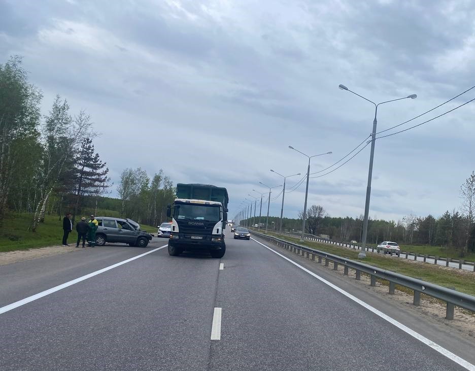 На трассе М-2 &quot;Крым&quot; в Заокском районе произошло ДТП с Chevrolet и Scania
