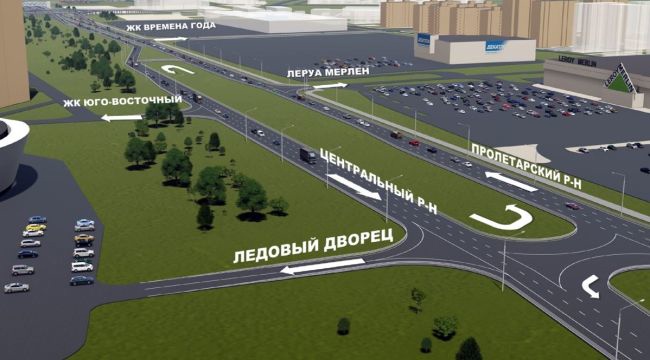Глава администрации утвердил проект для строительства развязки в районе гипермаркета «Глобуса» в Туле