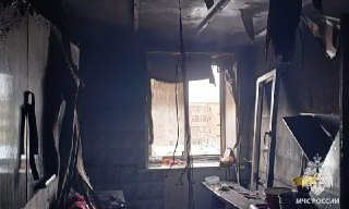 В поселке Белая Гора Плавского района из-за короткого замыкания произошел пожар в квартире