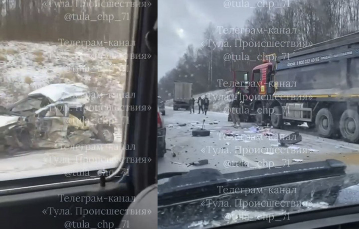 21-летняя водитель Kia Rio пострадала в ДТП на трассе М-2 в Тульской области