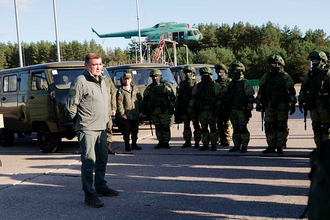 Алексей Дюмин мобилизованным тулякам: "Мы не оставим вас и ваших близких без внимания и поддержки"