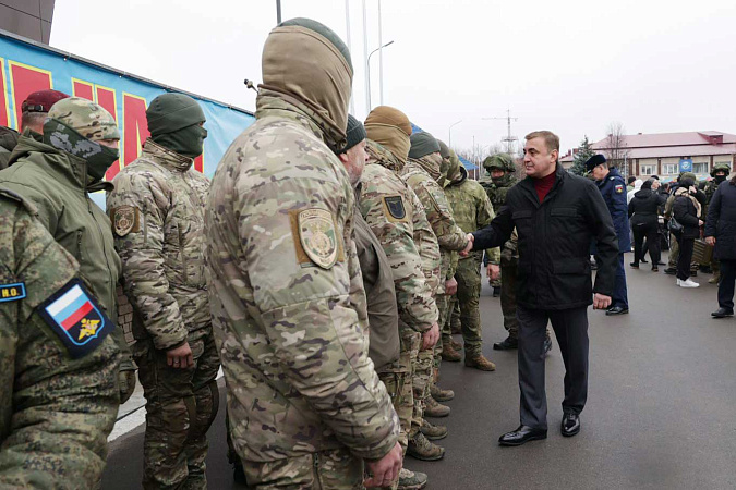 Губернатор Тульской области проводил мобилизованных к месту выполнения боевых задач