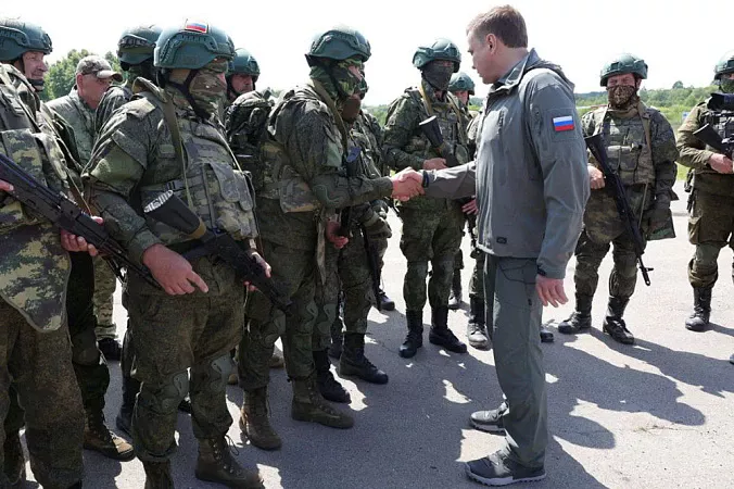 Опубликовано видео посещения батальона «Тула» губернатором Дюминым