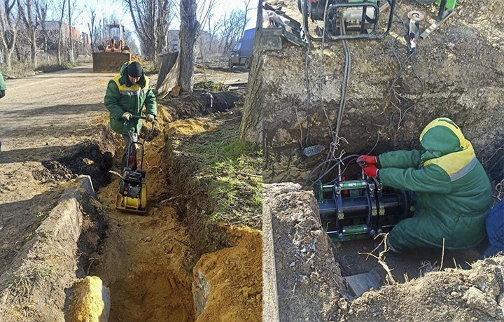 Тульские специалисты заменят четыре километра коммунальных сетей в Мариуполе