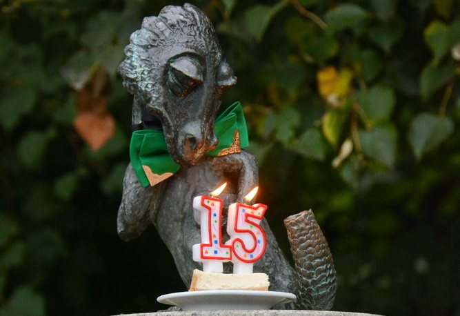 Тульский памятник Хвосту отметил 15-летие