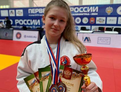 Тулячка завоевала три "бронзы" на Первенстве России по дзюдо