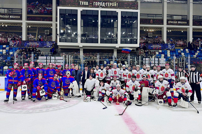 Тульские студенты вышли на лёд против «Академии Михайлова-Юниор»