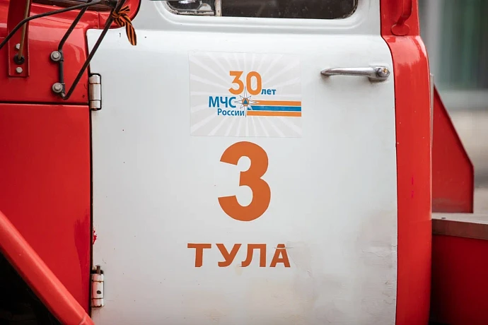На трассе М-2 «Крым» в Тульской области взорвалась фура