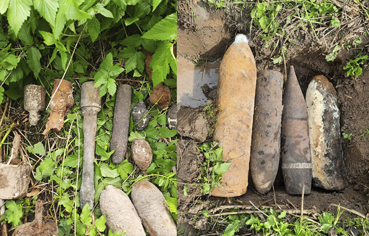 В Тульской области за выходные уничтожили 35 боеприпасов времен войны