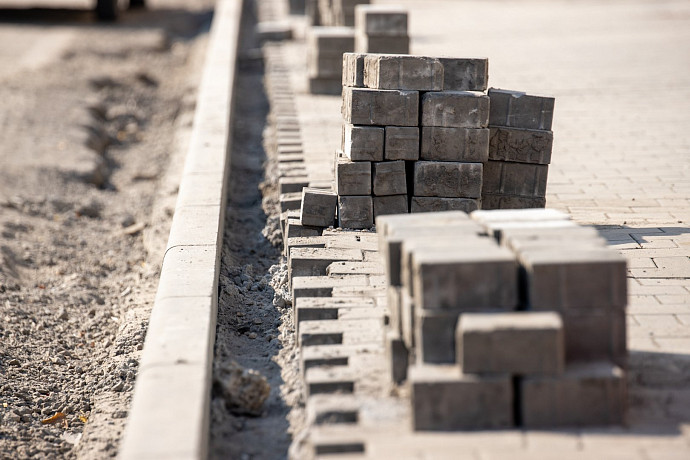 Ремонт асфальтового покрытия на улице Рязанской в Туле завершен на 55%