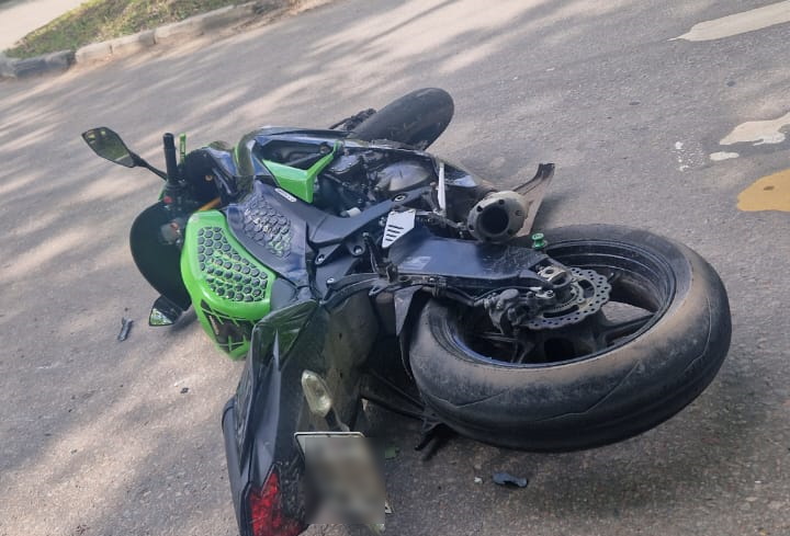 Нетрезвый мотоциклист без прав пострадал в ДТП с иномаркой на улице Пионерской в Щекине