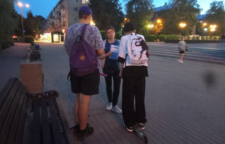 Восемь подростков нарушили в Туле комендантский час